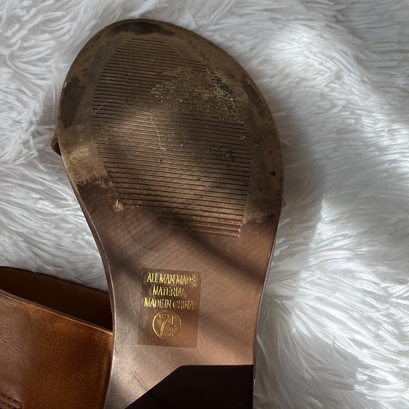 CityClassified 7.5 brown leather heel - Picture 5 of 6